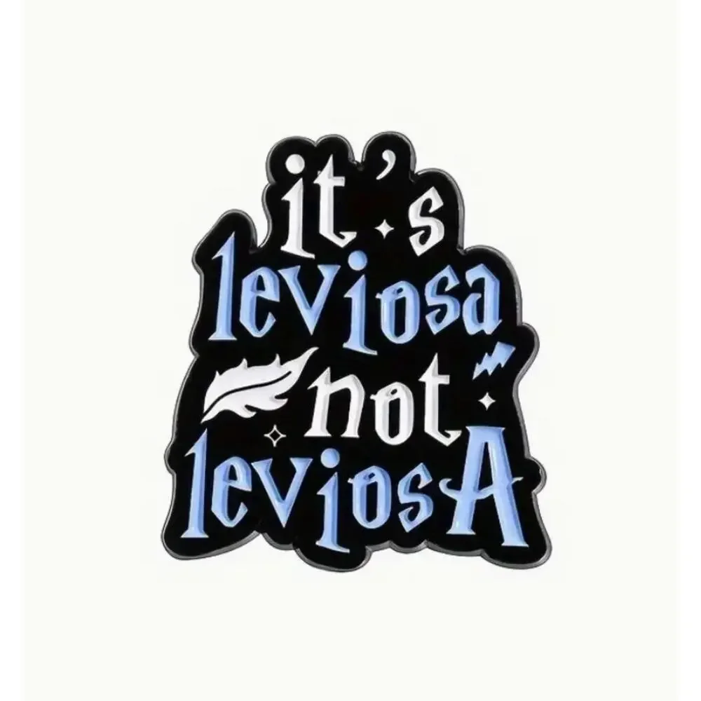 Harry Potter It's Leviosa Not LeviosA Spell Enamel Pin 105-3